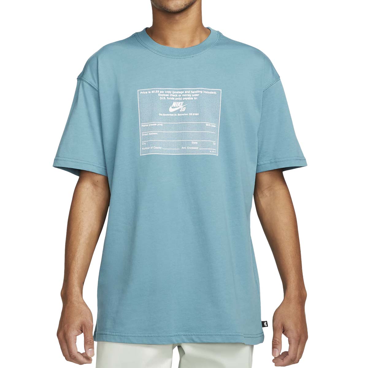 Nike SB Heritage T-Shirt - Mineral Teal image 2
