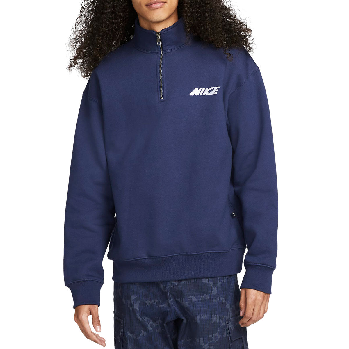 Nike SB 1/2 Zip Pullover Sweatshirt - Midnight Navy – CCS