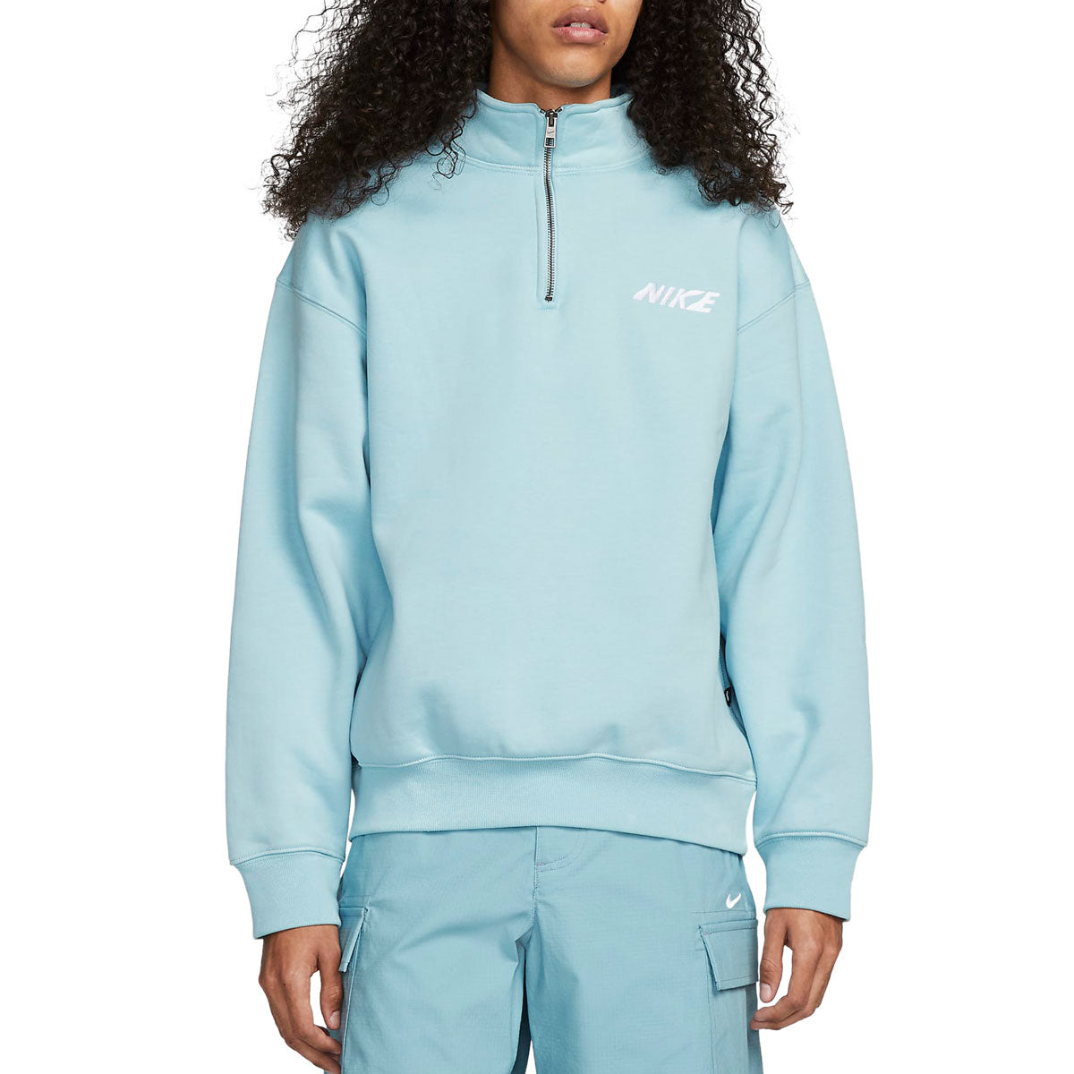 Nike SB 1/2 Zip Pullover Sweatshirt - Ocean Bliss – CCS