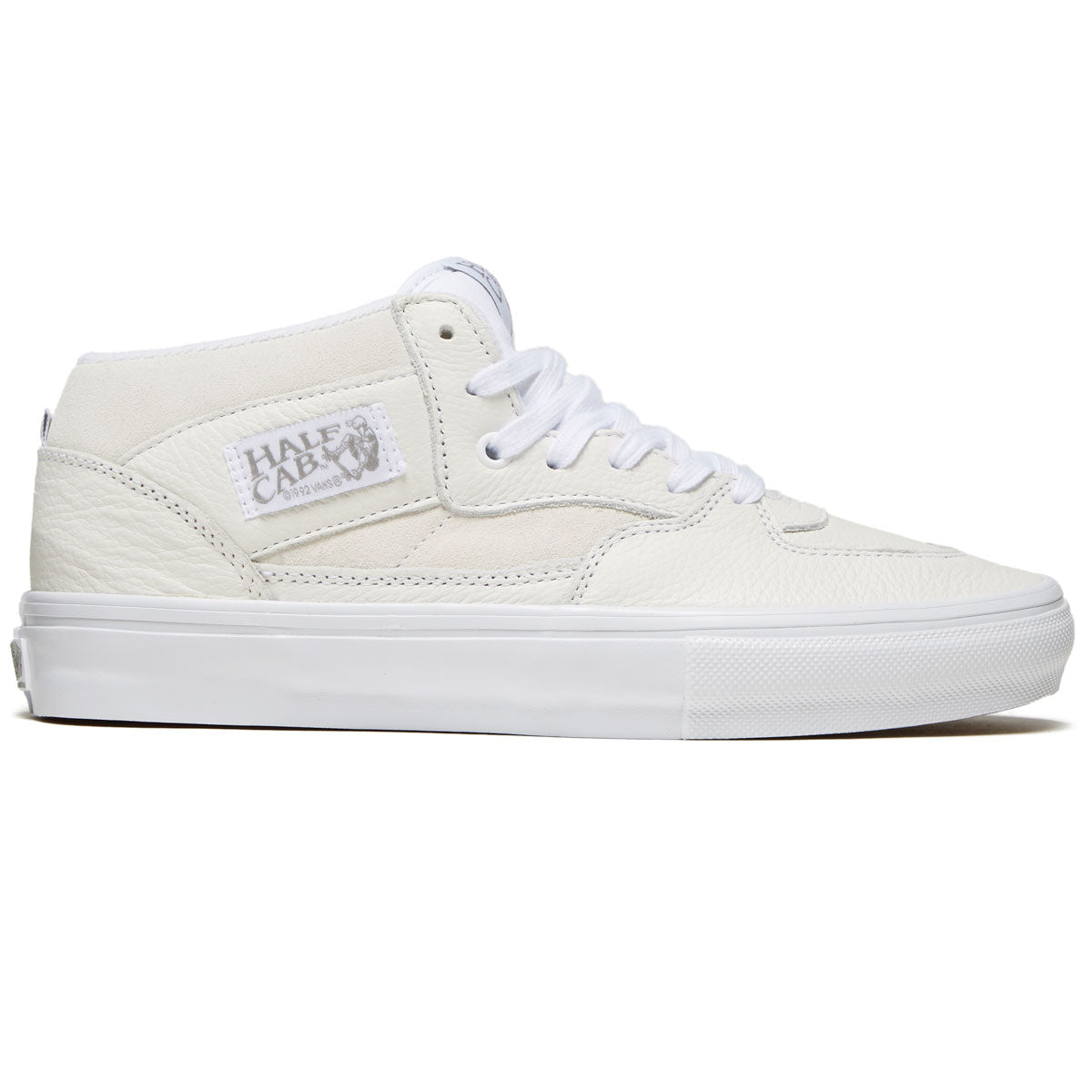 Vans Skate Half Cab Shoes - Daz White/White – CCS