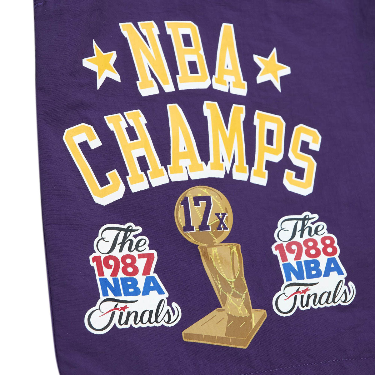 Mitchell & Ness x NBA Lakers Patch Grey T-Shirt