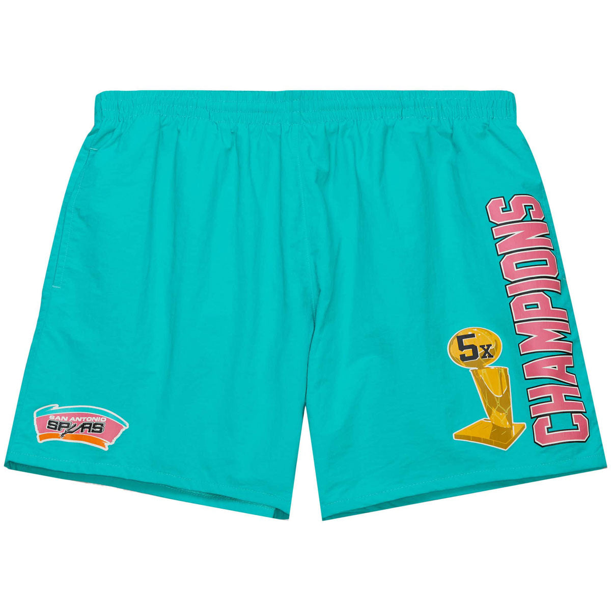 Mitchell & Ness Heritage Woven Spurs Shorts Large / Teal