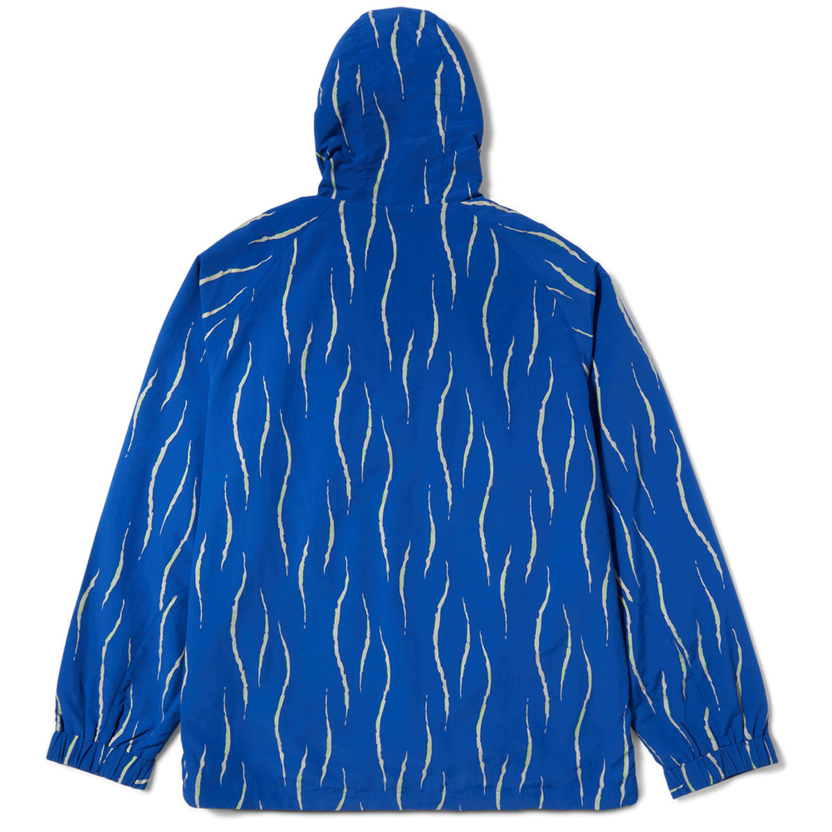 HUF New Day Striped Packable Anorak Jacket - Blue image 3