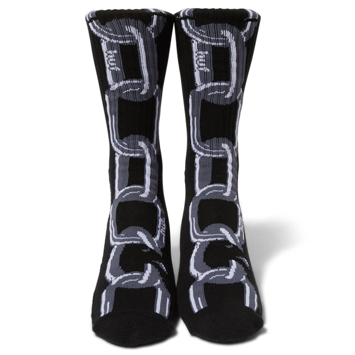 HUF Linked Crew Socks - Black image 2