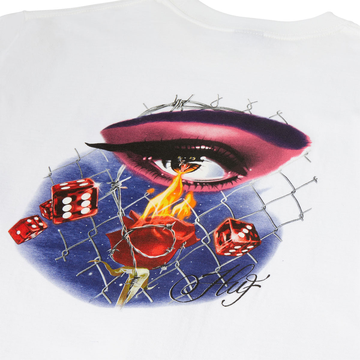HUF Feline Eye T-Shirt - White image 3