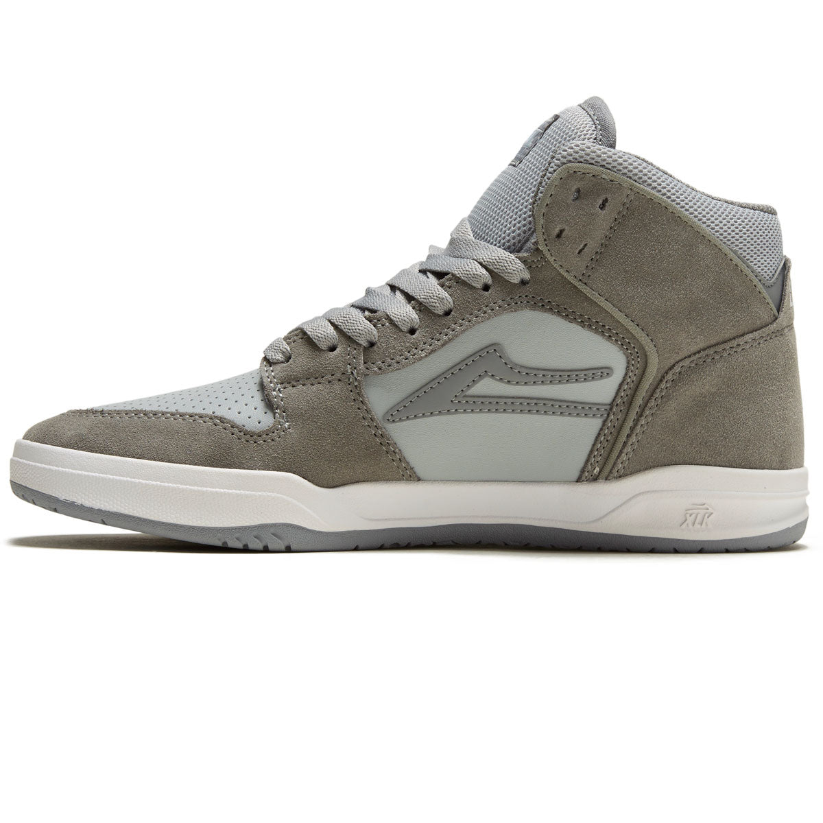 Lakai Telford Shoes - Grey/Light Grey Suede image 2