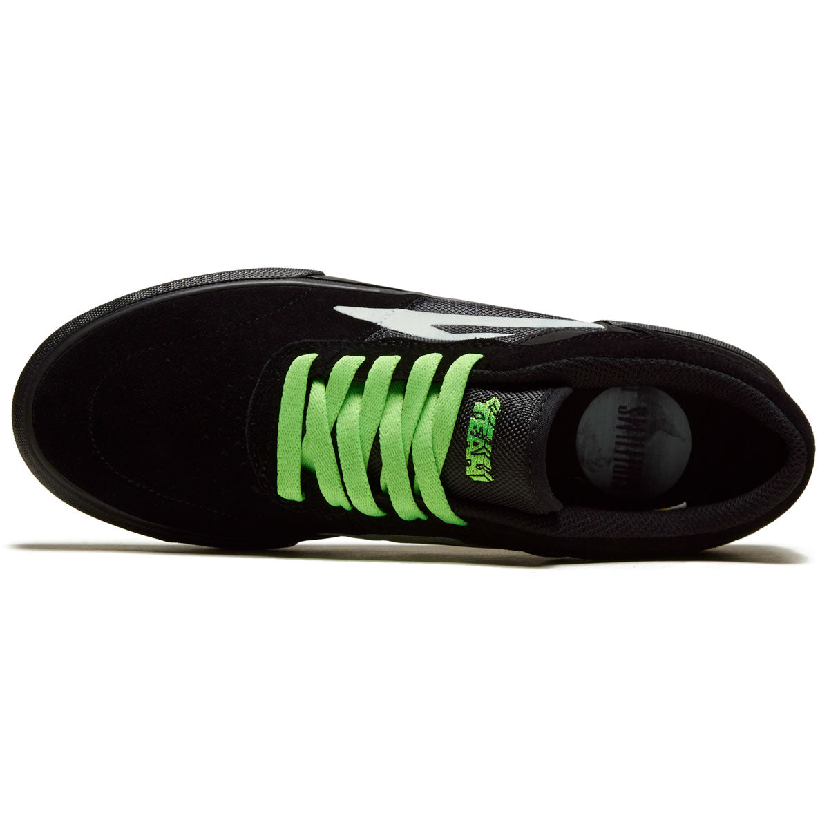 Lakai x Yeah Right Staple Shoes - Black/UV Green Suede image 3
