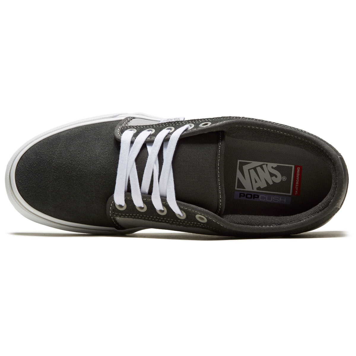 Vans Skate Chukka Low Shoes - Suede/Canvas Dark Grey/White – CCS