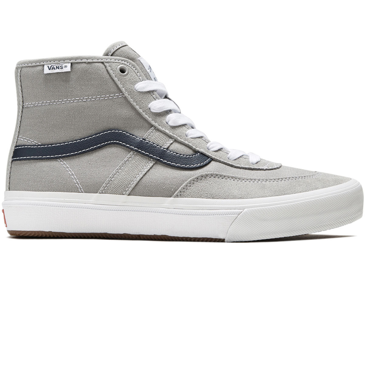 Vans Crockett High Shoes - Suede/Nubuck Grey/Blue – CCS