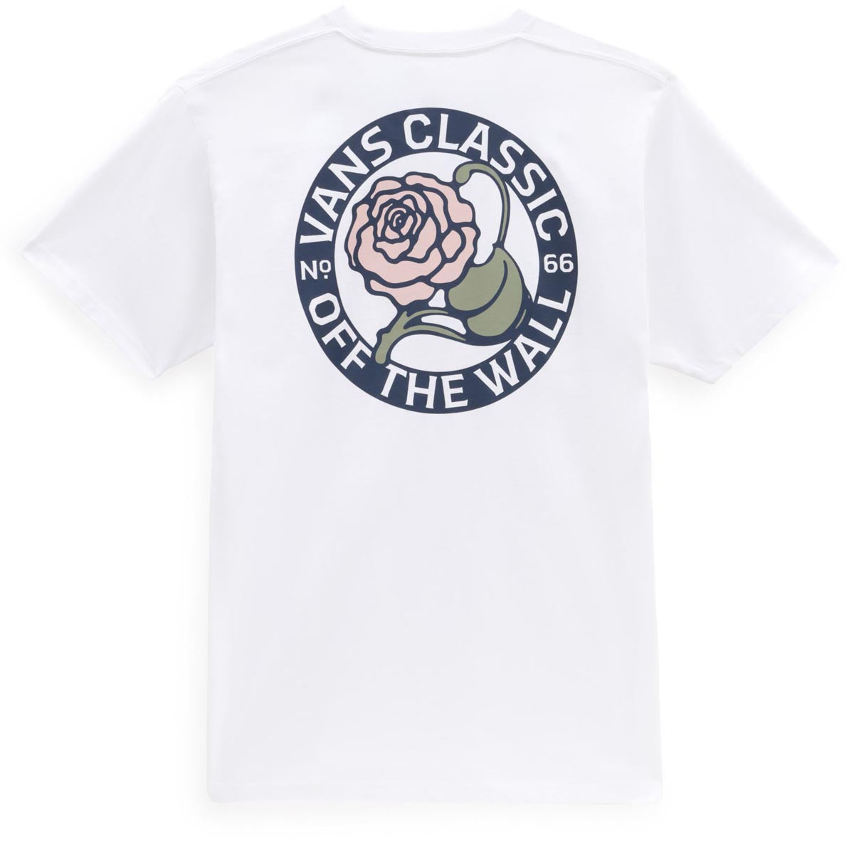 Vans Tried And True Rose T-Shirt - White – CCS