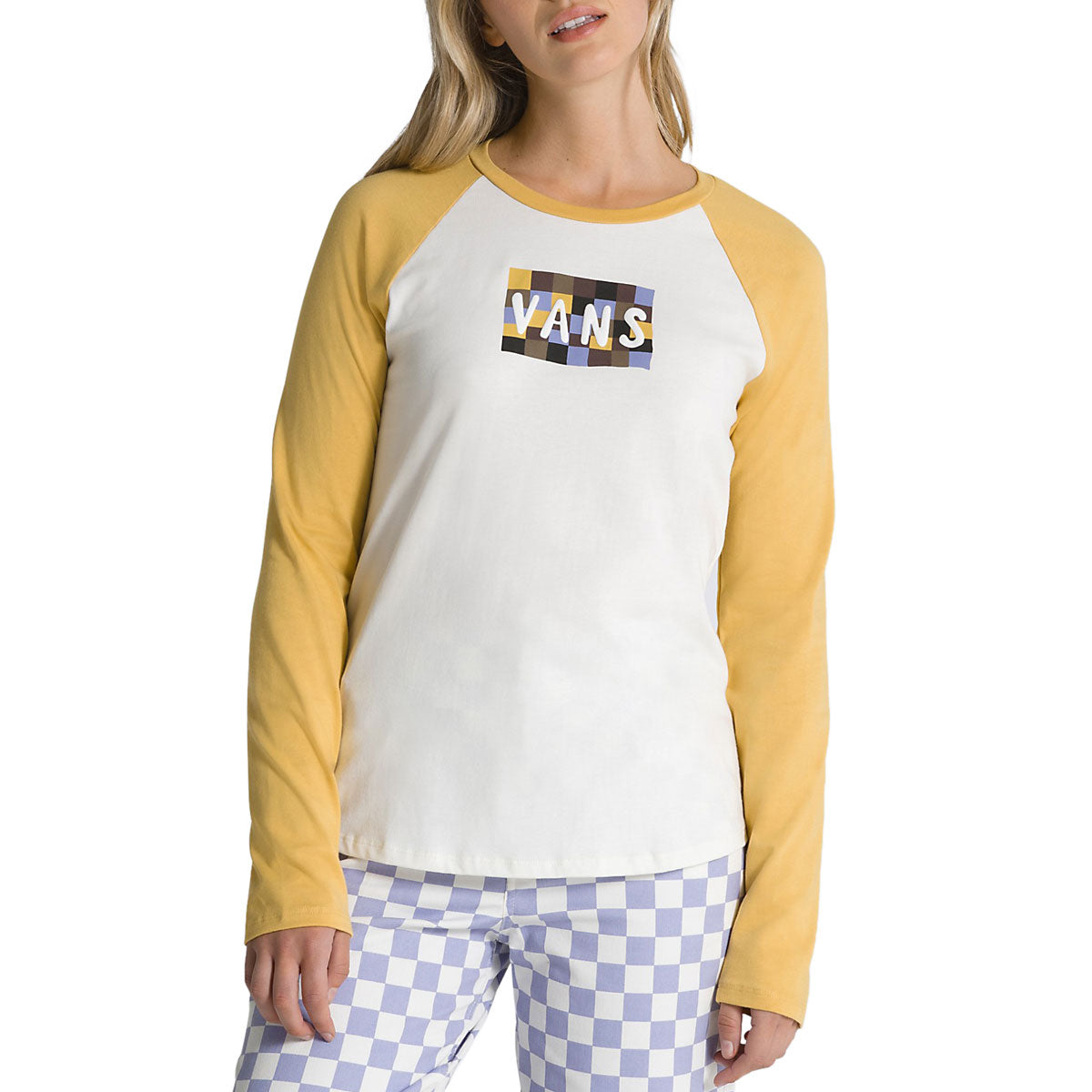 Vans Womens Lizzie Everyday Raglan Shirt - Marshmallow/Ochre – CCS