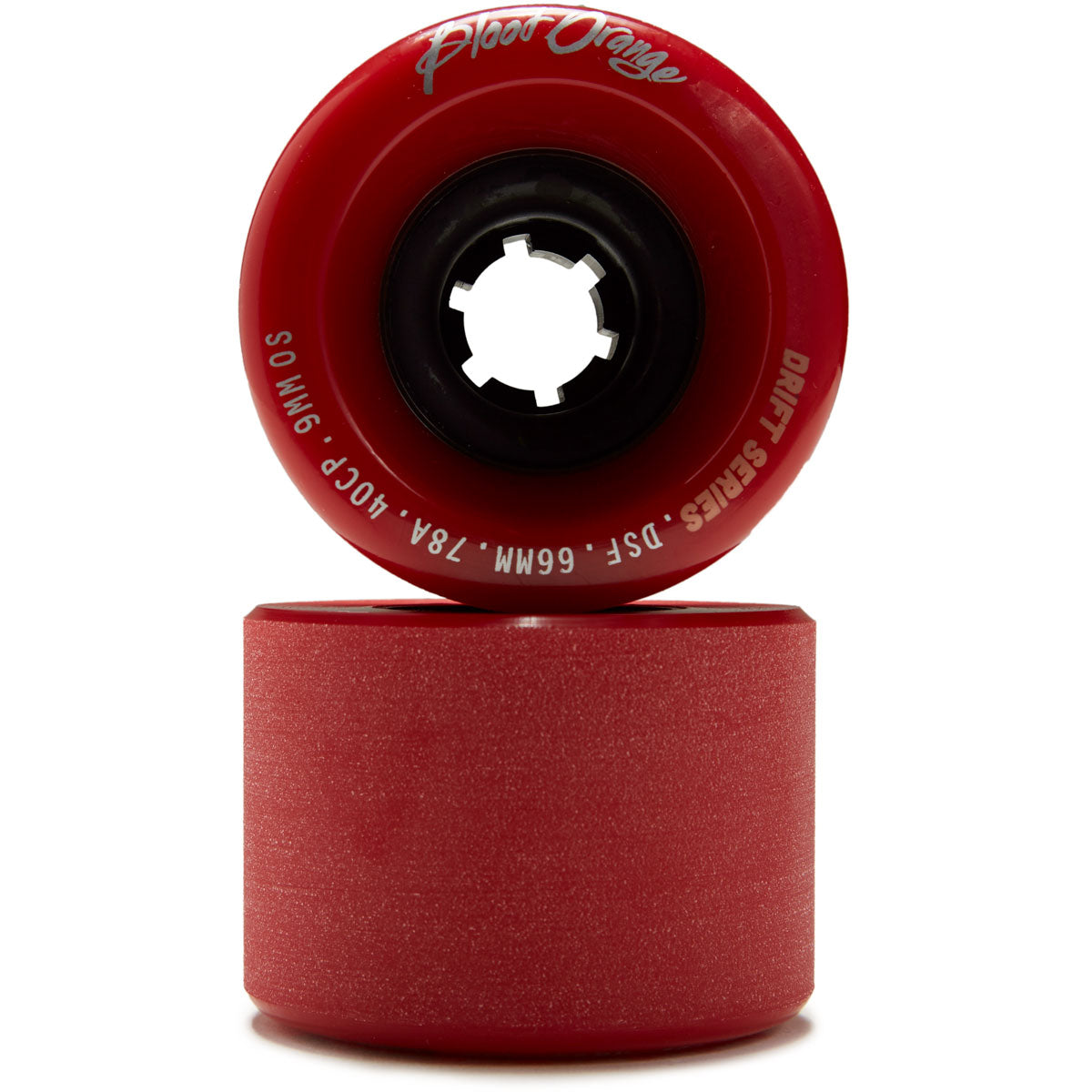 Blood Orange Drift Delinquents 78A Longboard Wheels - Oxblood - 66mm image 2