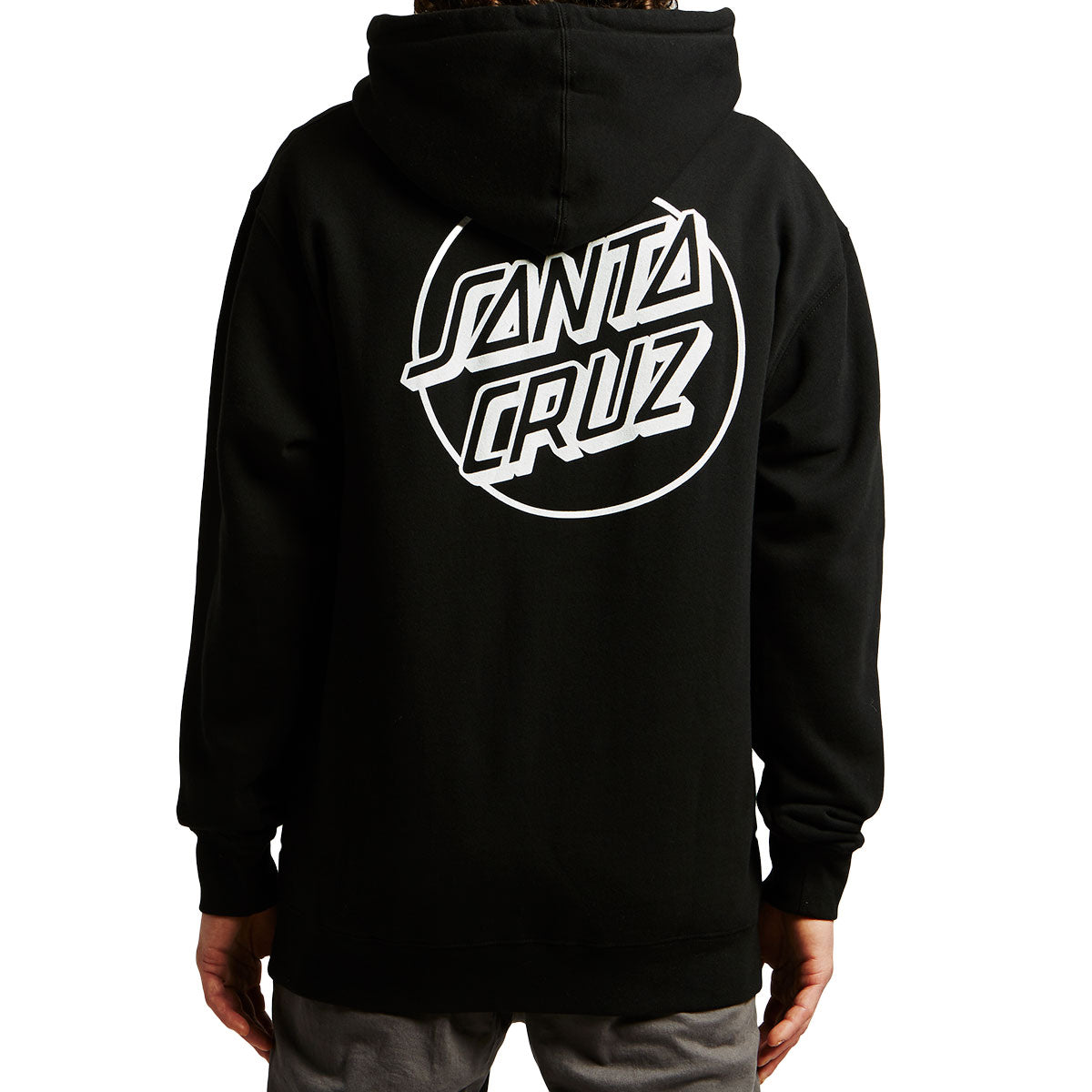 Santa Cruz Opus Dot Pullover Hoodie - Black/White image 2