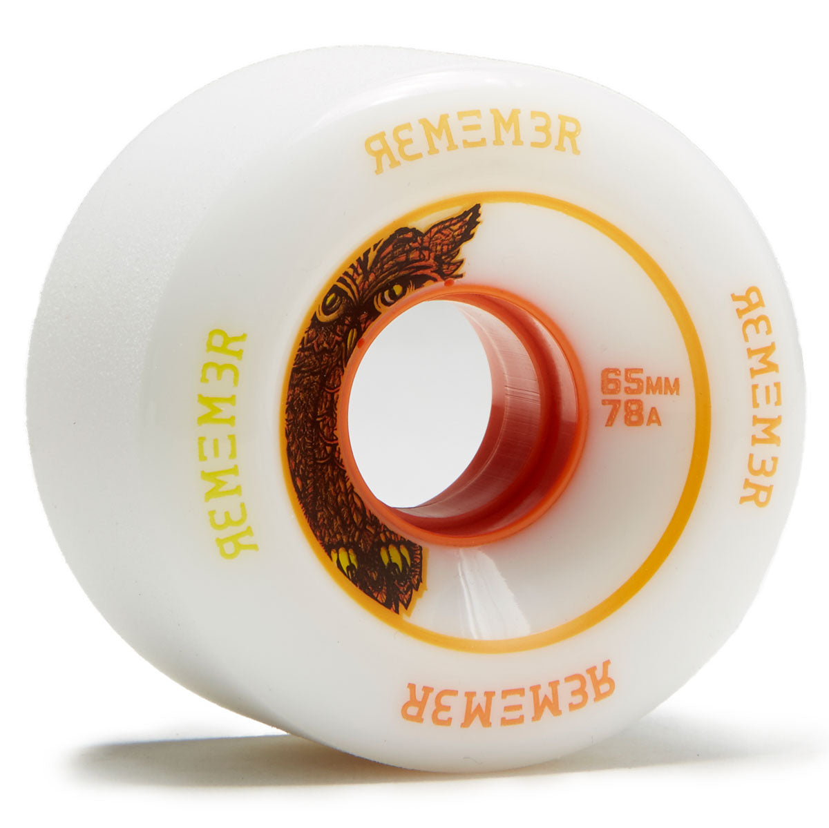 Remember Lil' Hoots 78a Longboard Wheels - White - 65mm image 1