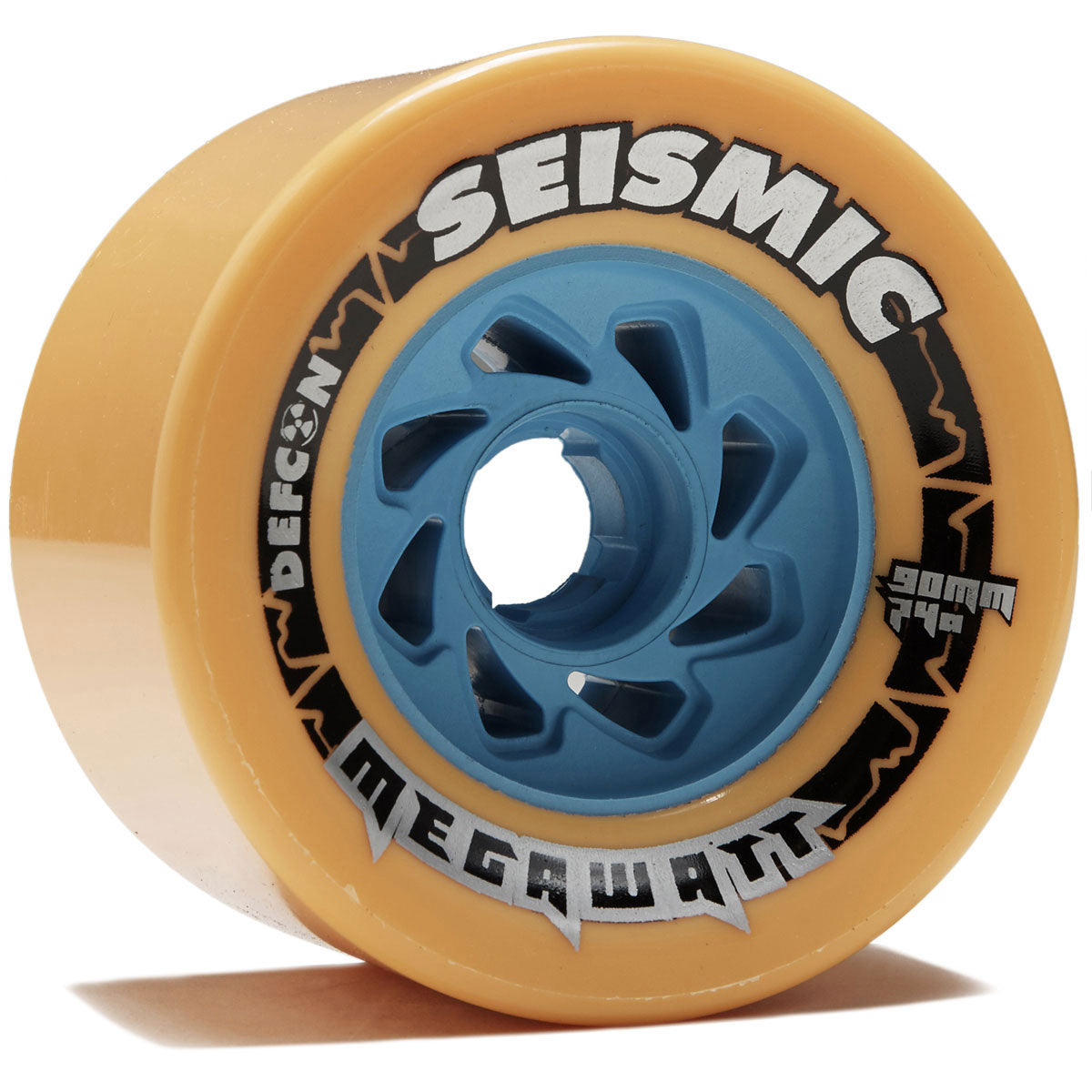 Seismic Megawatt 74a Longboard Wheels - Mango - 90mm image 1