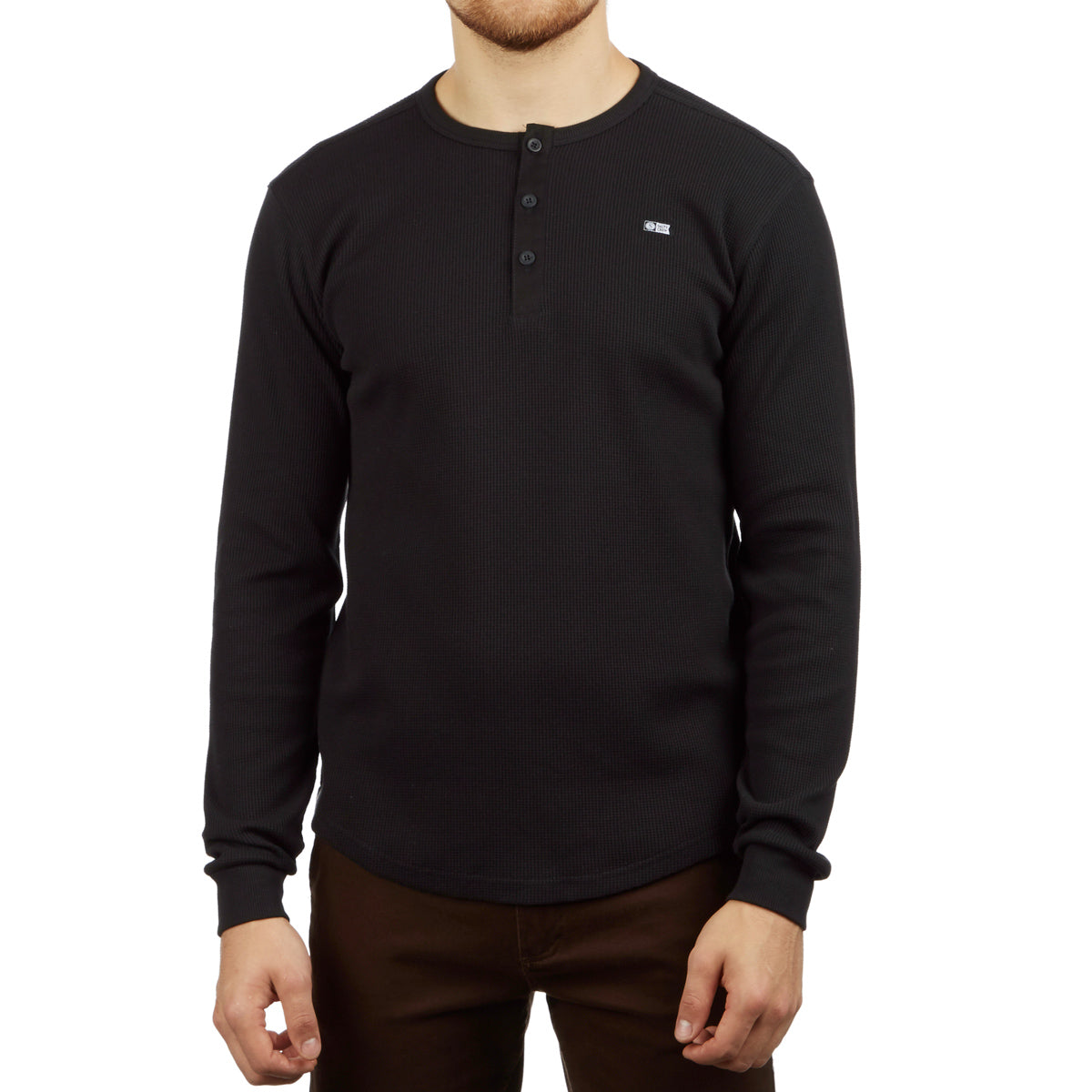 Salty Crew Long Shoreman Long Sleeve Shirt - Black image 1