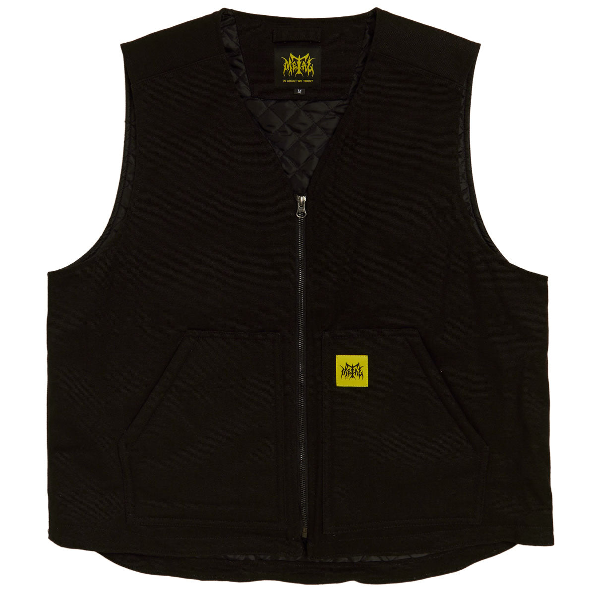 Metal Trust in Crust Vest Jacket - Black image 1