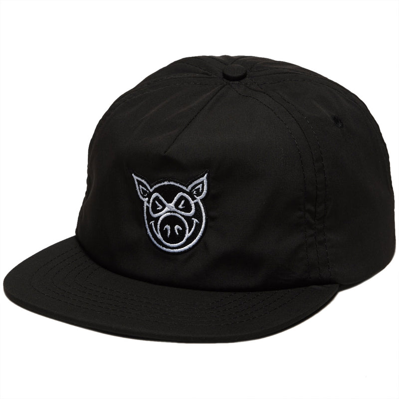 Pig Head Unstrucutred Hat - Black