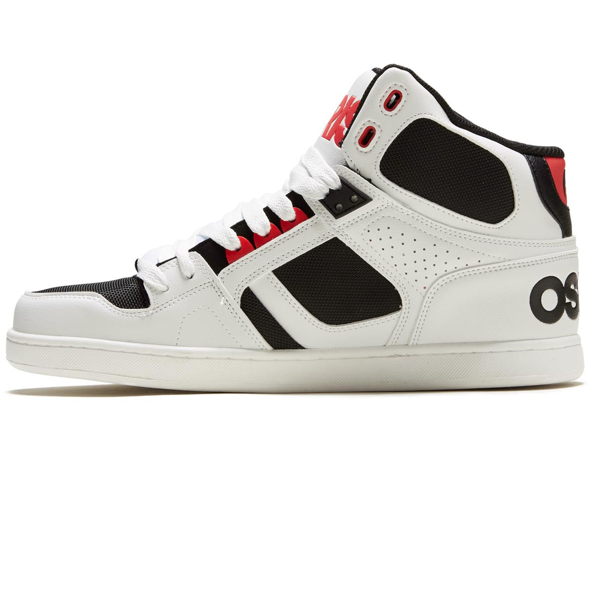 Osiris Nyc 83 Clk Shoes - White/Black/Red – CCS