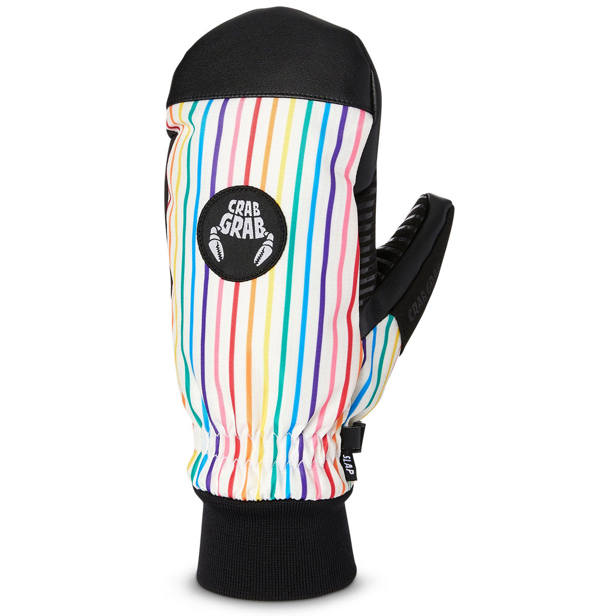 Crab Grab Slap Mitt Snowboard Gloves - Rainbow Stripes – CCS
