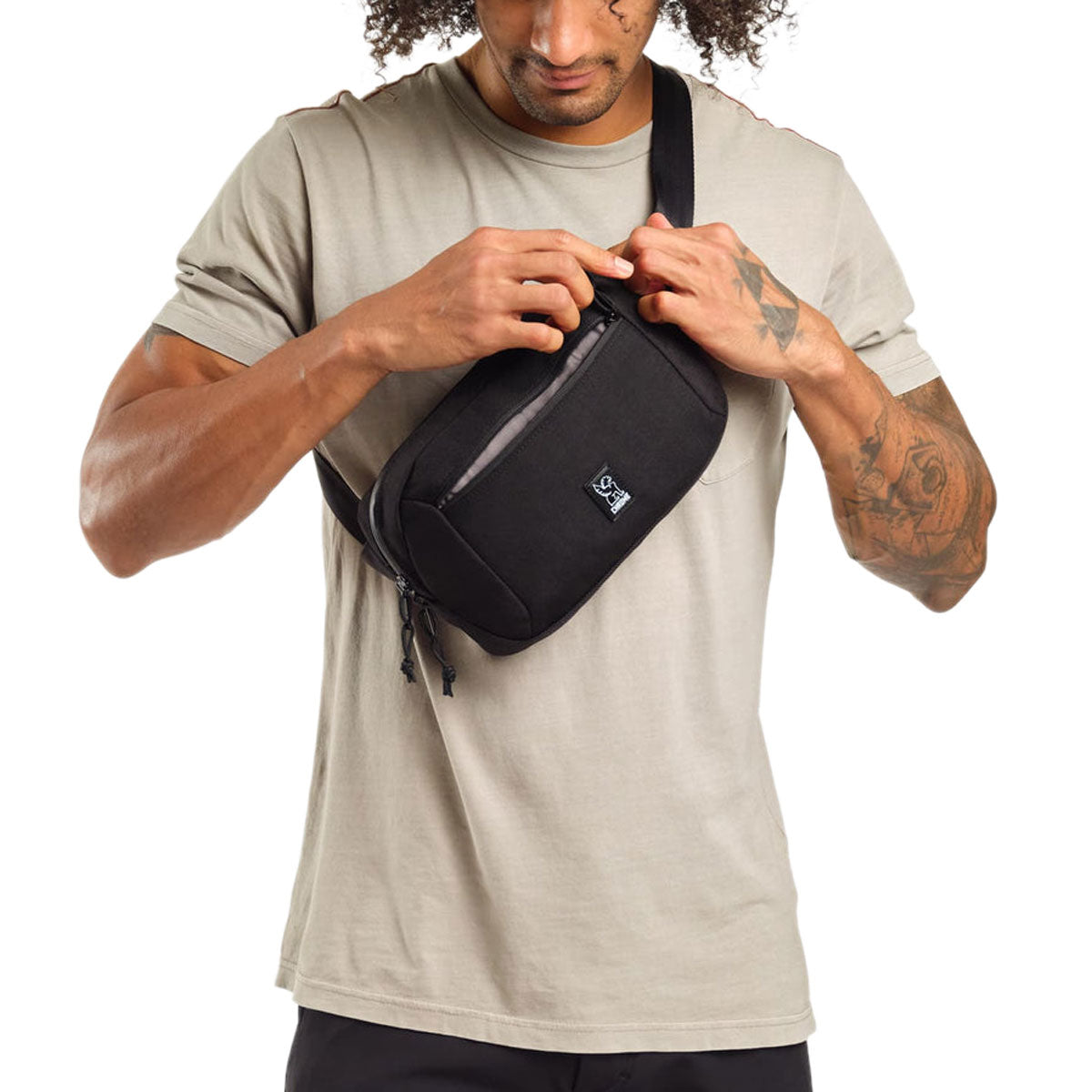 Chrome Ziptop Waistpack Bag - Thunderstorm Vintage image 2