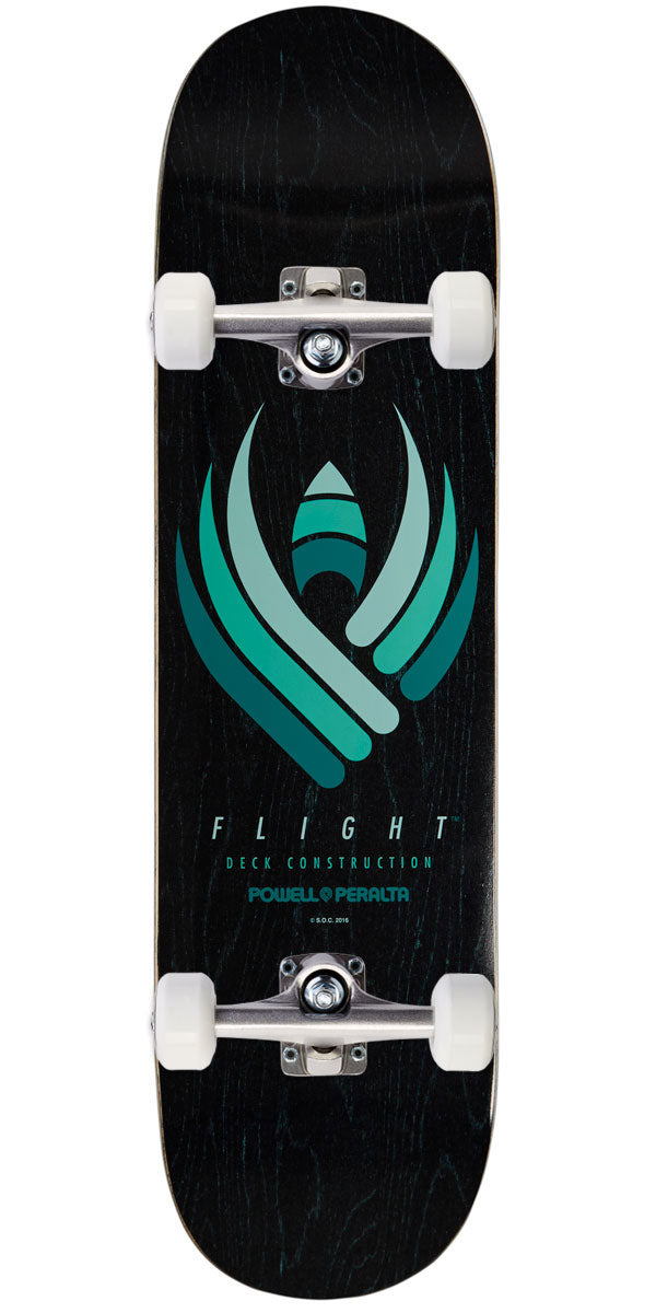 Powell Peralta Flight Retro 2019 Shape 243 Skateboard Complete - Black - 8.25