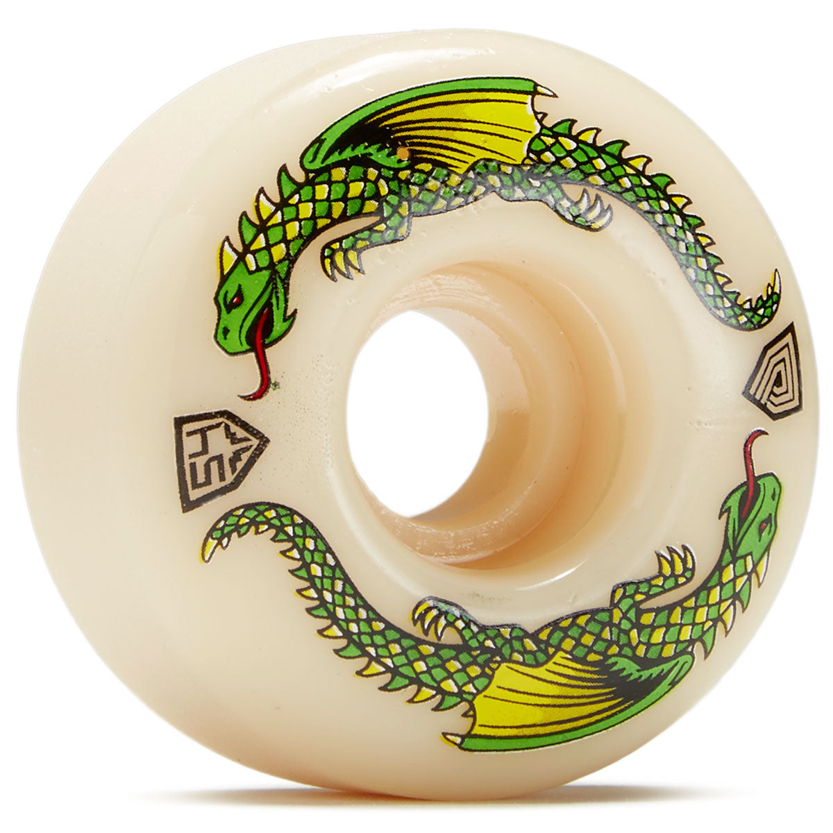 Powell-Peralta Dragon Formula 93A Skateboard Wheels - Off White - 54mm image 1