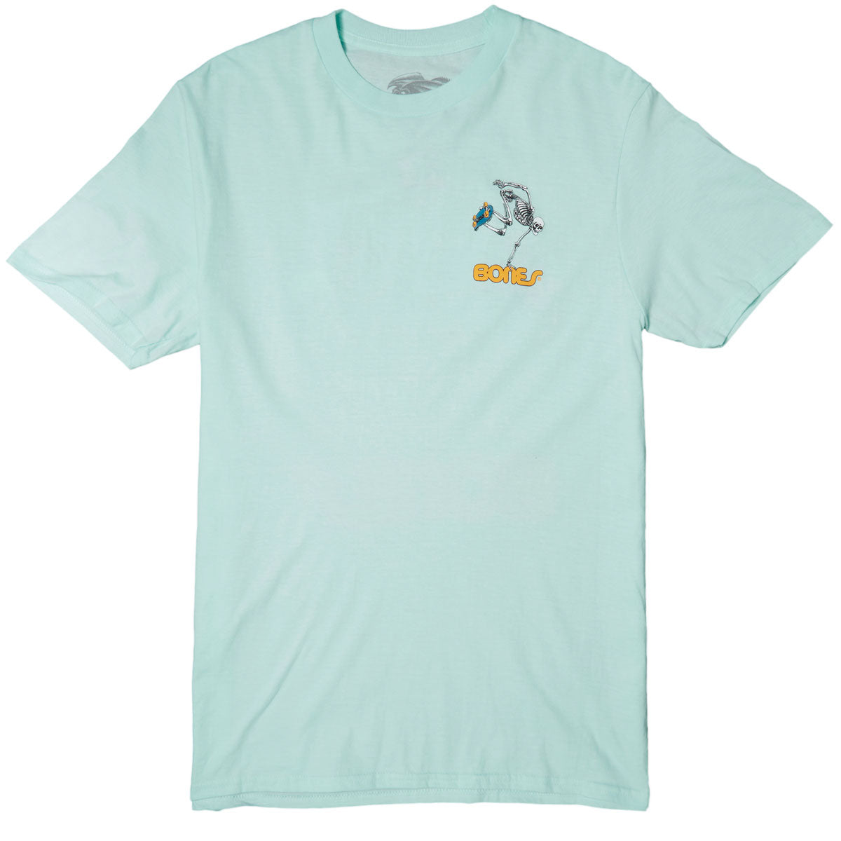 Powell-Peralta Skateboard Skeleton T-Shirt - Teal Ice image 2