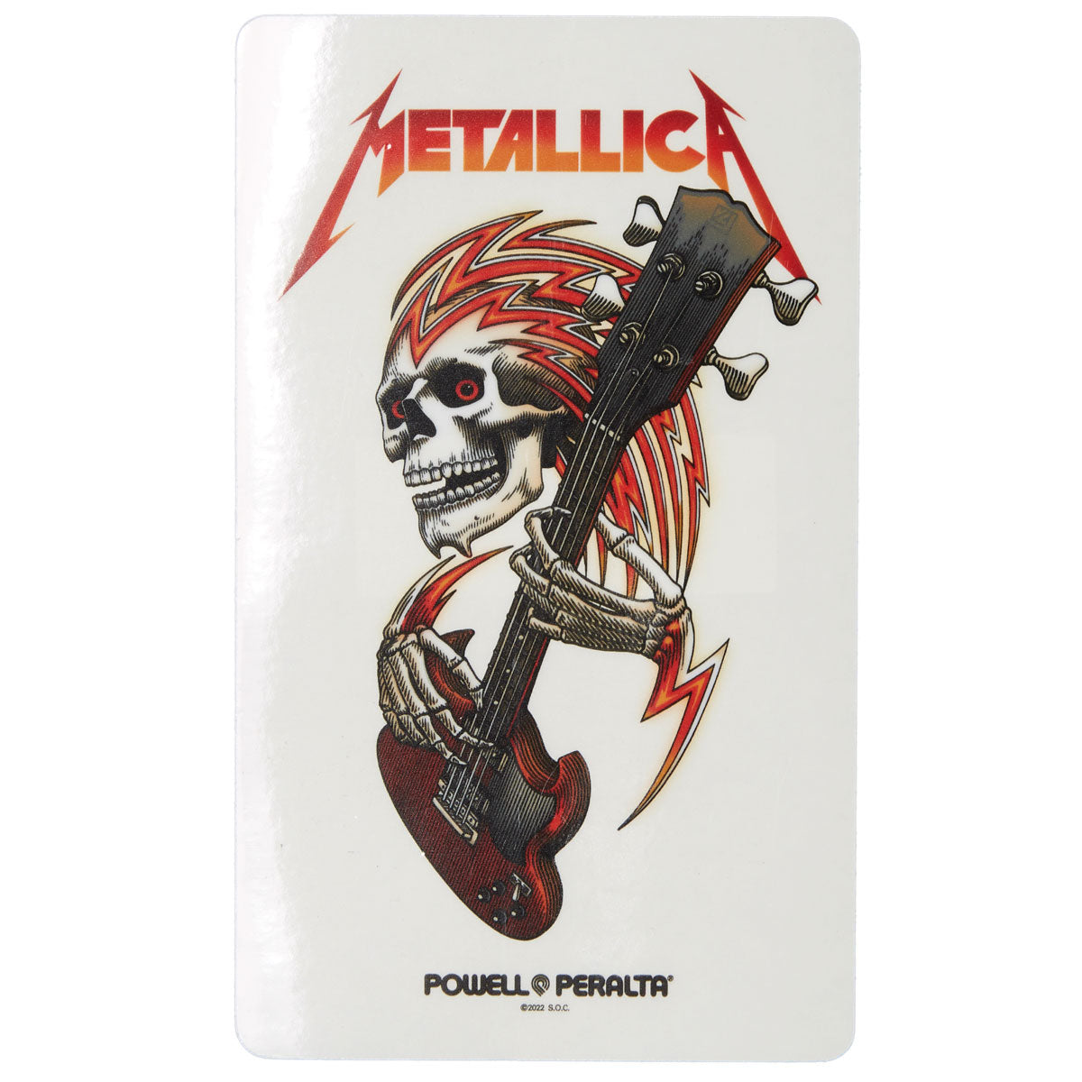 Powell Peralta x Metallica Collab Sticker image 1