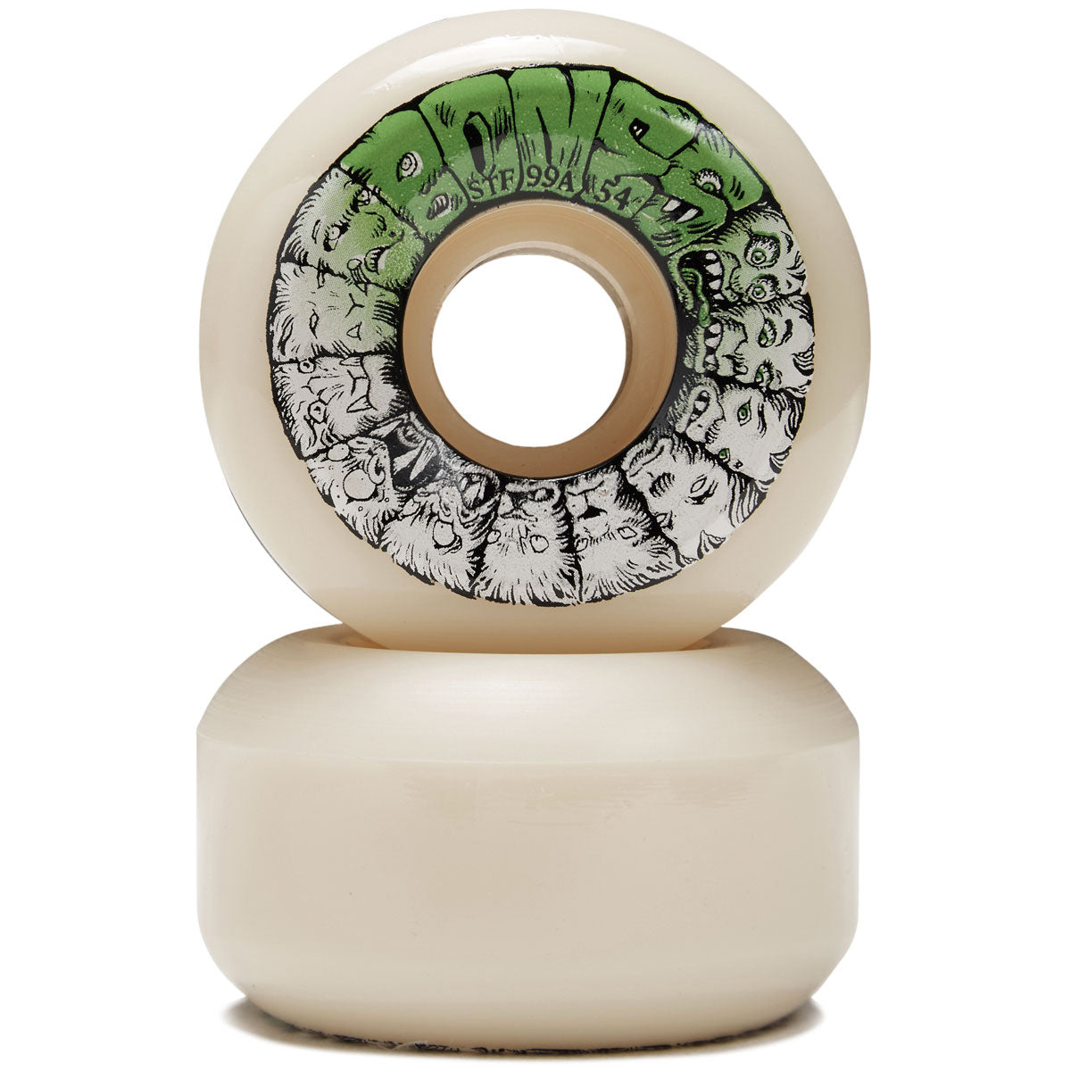 Bones Weird Wolf STF 99a V5 Sidecut Skateboard Wheels - 54mm image 2