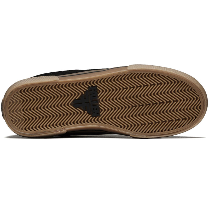 Fallen Patriot Vulc Shoes - Black/White/Gum