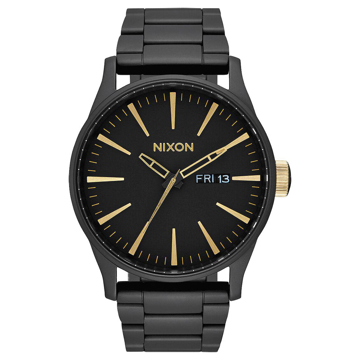 Nixon Sentry SS Watch - Matte Black/Gold image 1