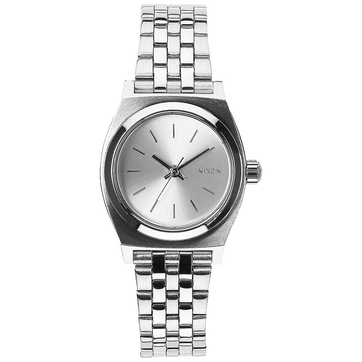 Nixon Small Time Teller Watch - All Silver image 1