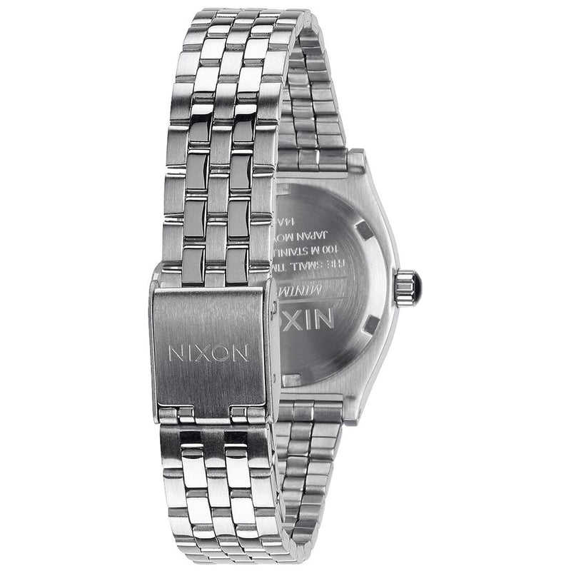 Nixon Small Time Teller Watch - All Silver