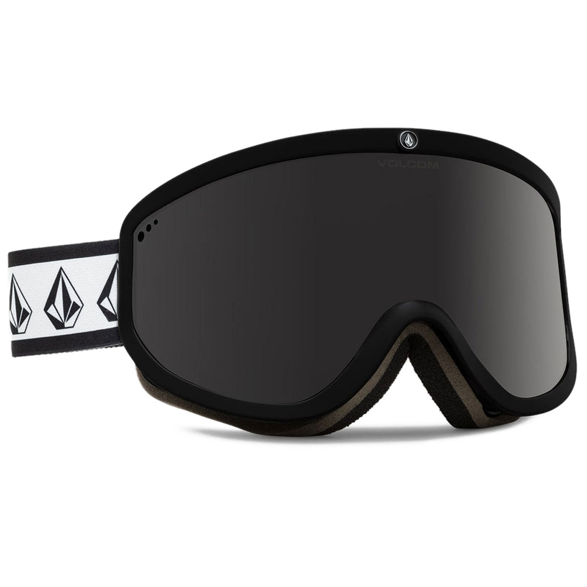 Volcom Footprints Snowboard Goggles - Black Rerun/Dark Grey – CCS