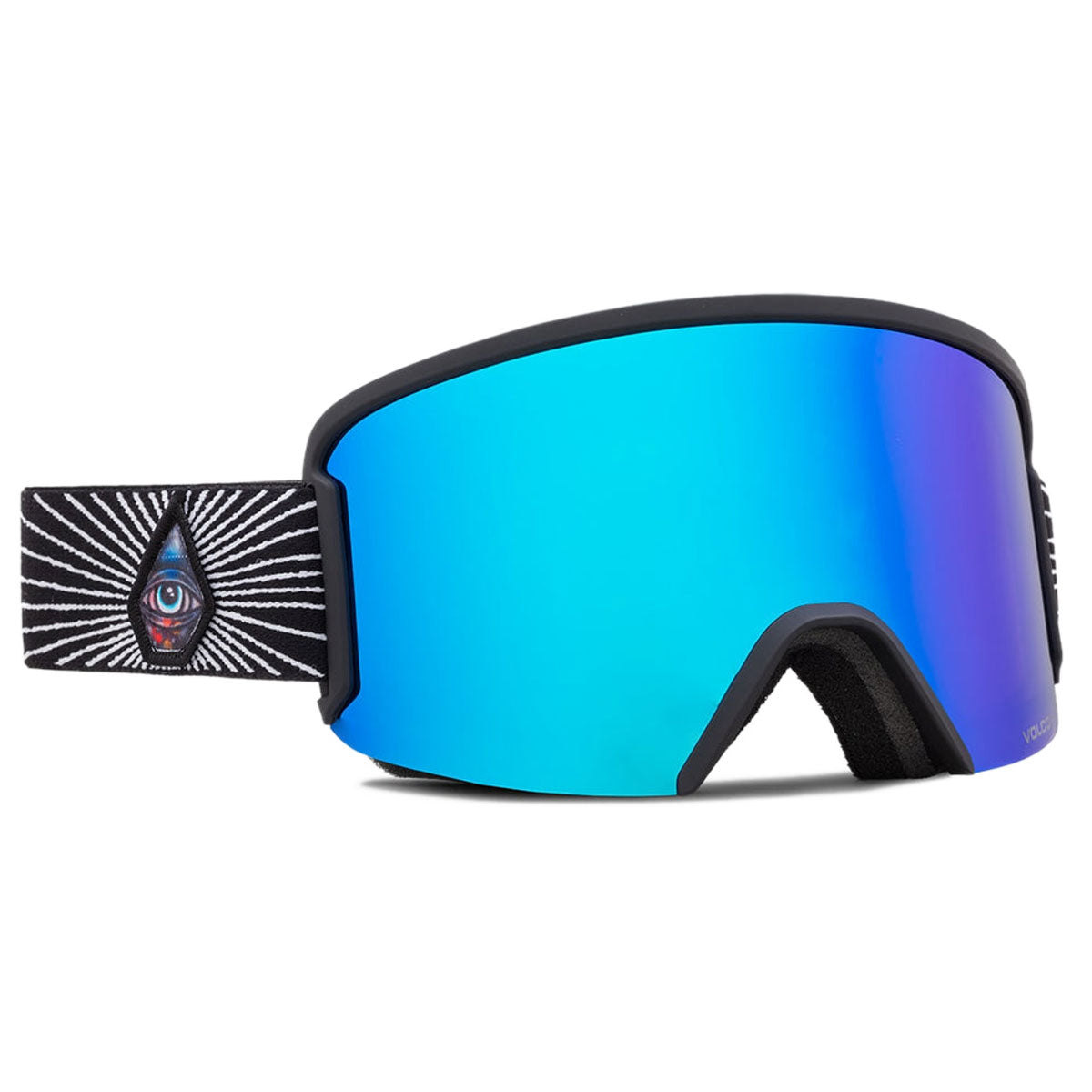 Volcom Garden Jamie Lynn Snowboard Goggles - Blue Chrome image 3