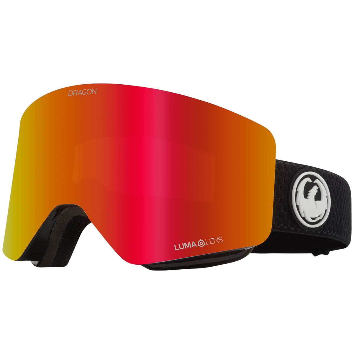 Dragon R1 Otg Snowboard Goggles - Split/Lumalens Red Ion image 1
