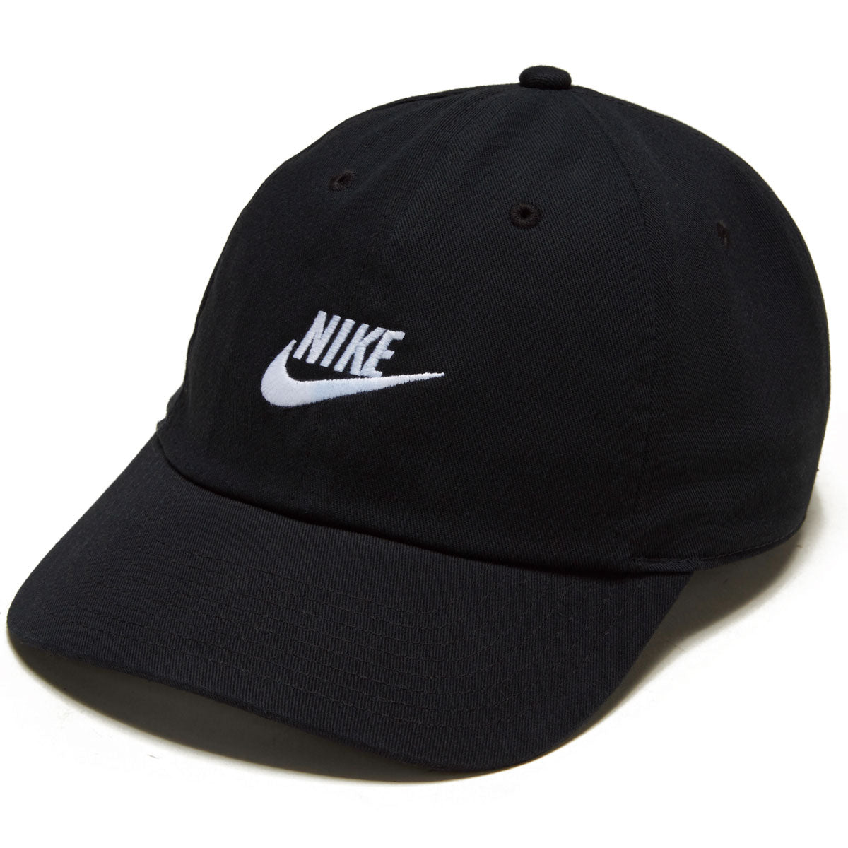 Nike Heritage86 Futura Washed Hat - Black/Black/White – CCS