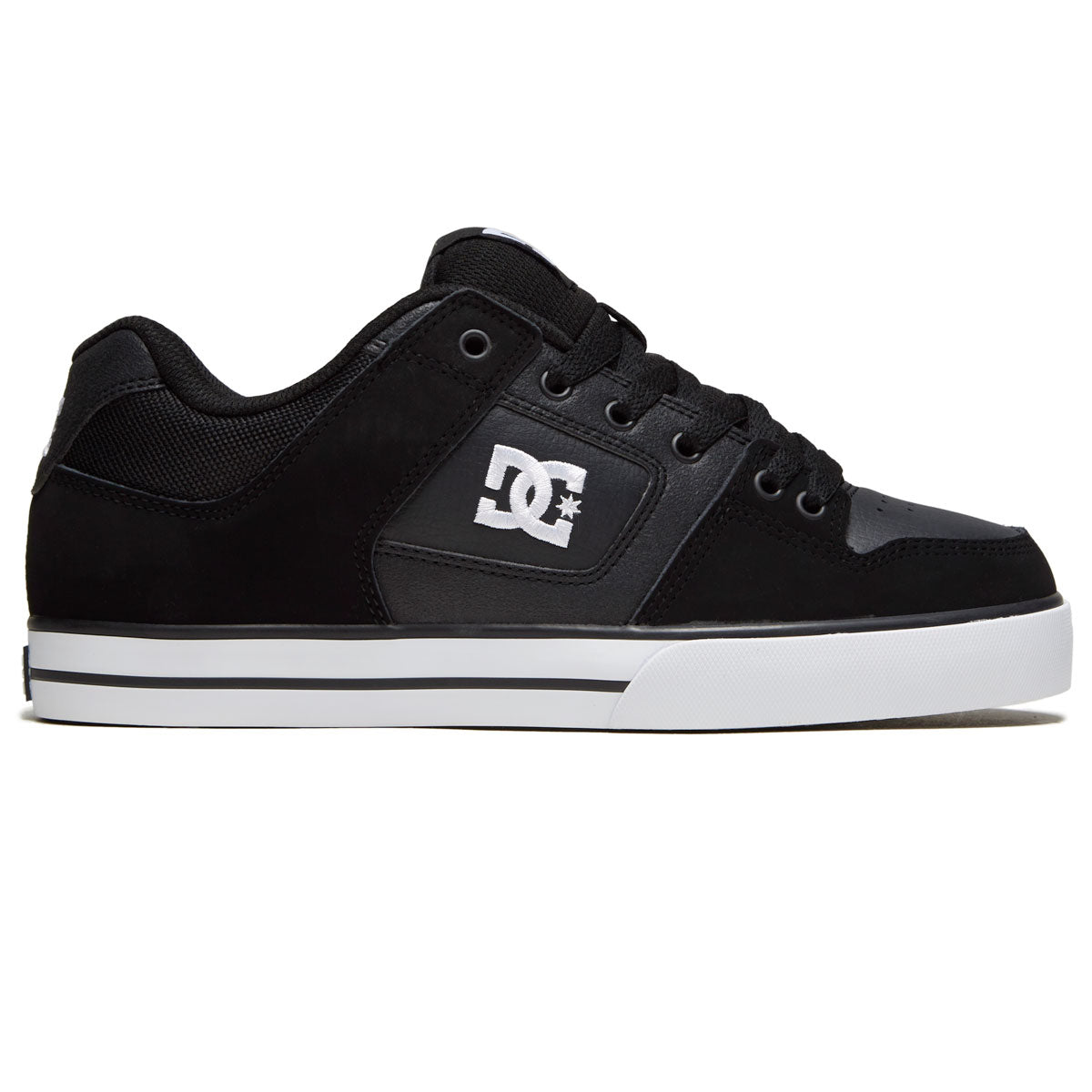 DC Pure Shoes - Black/Black/White image 1