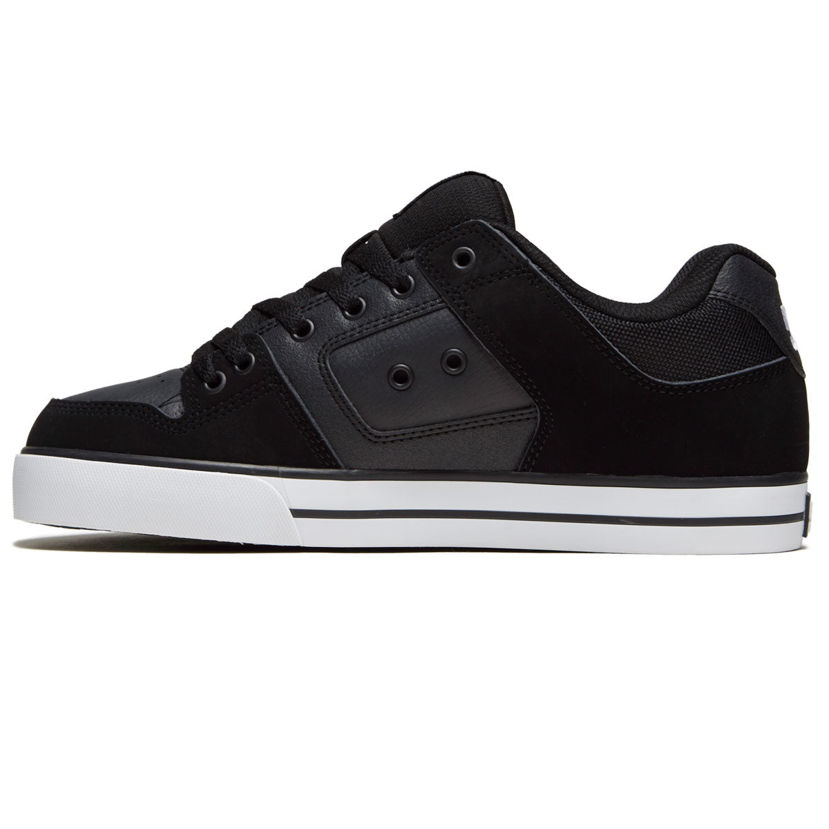 DC Pure Shoes - Black/Black/White image 2