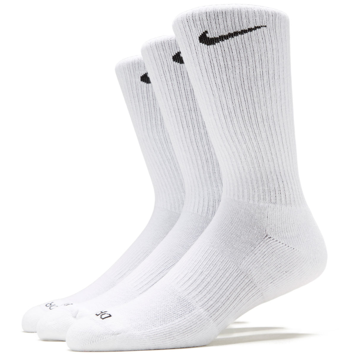 Nike Everyday Plus Cushioned 6 Pack of Socks - White/Black image 1