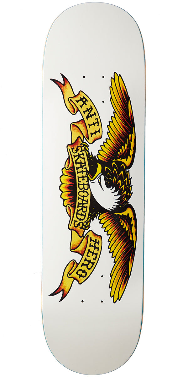 Anti-Hero Classic Eagle Skateboard Deck - White - 8.75" – CCS