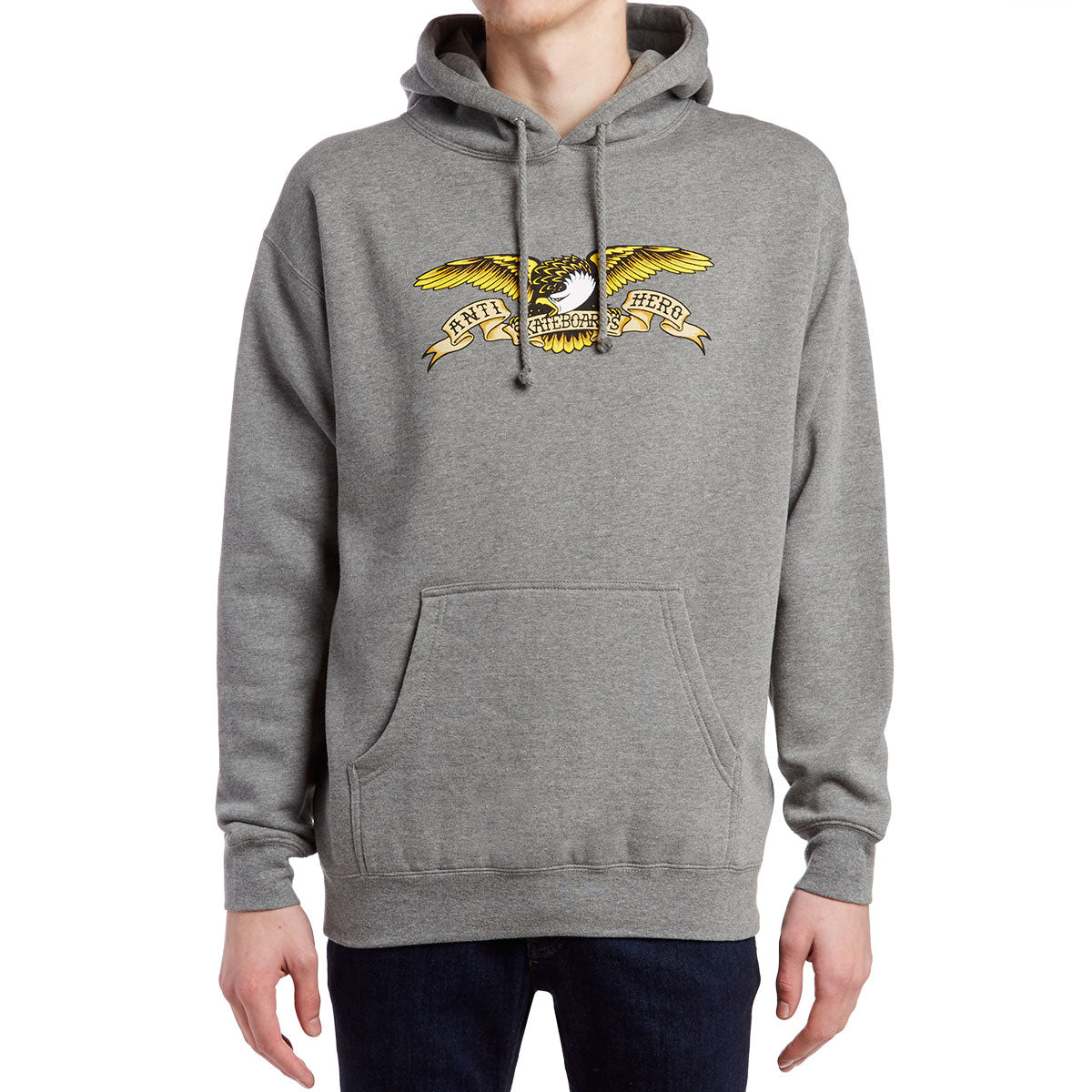 Anti-Hero Eagle Hoodie - Gunmetal Heather image 1