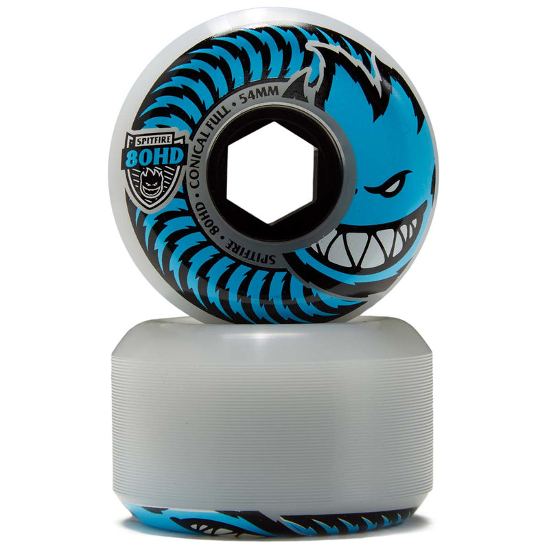 Spitfire 80hd Conical Full Skateboard Wheels - Natural - 54mm