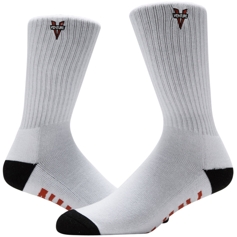 Venture Heritage Emb Socks - White/Black/Red