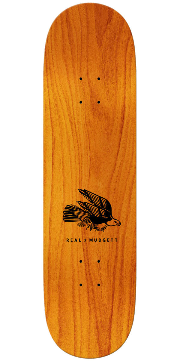 Real Team Mudgett Skateboard Deck - Brown - 8.06