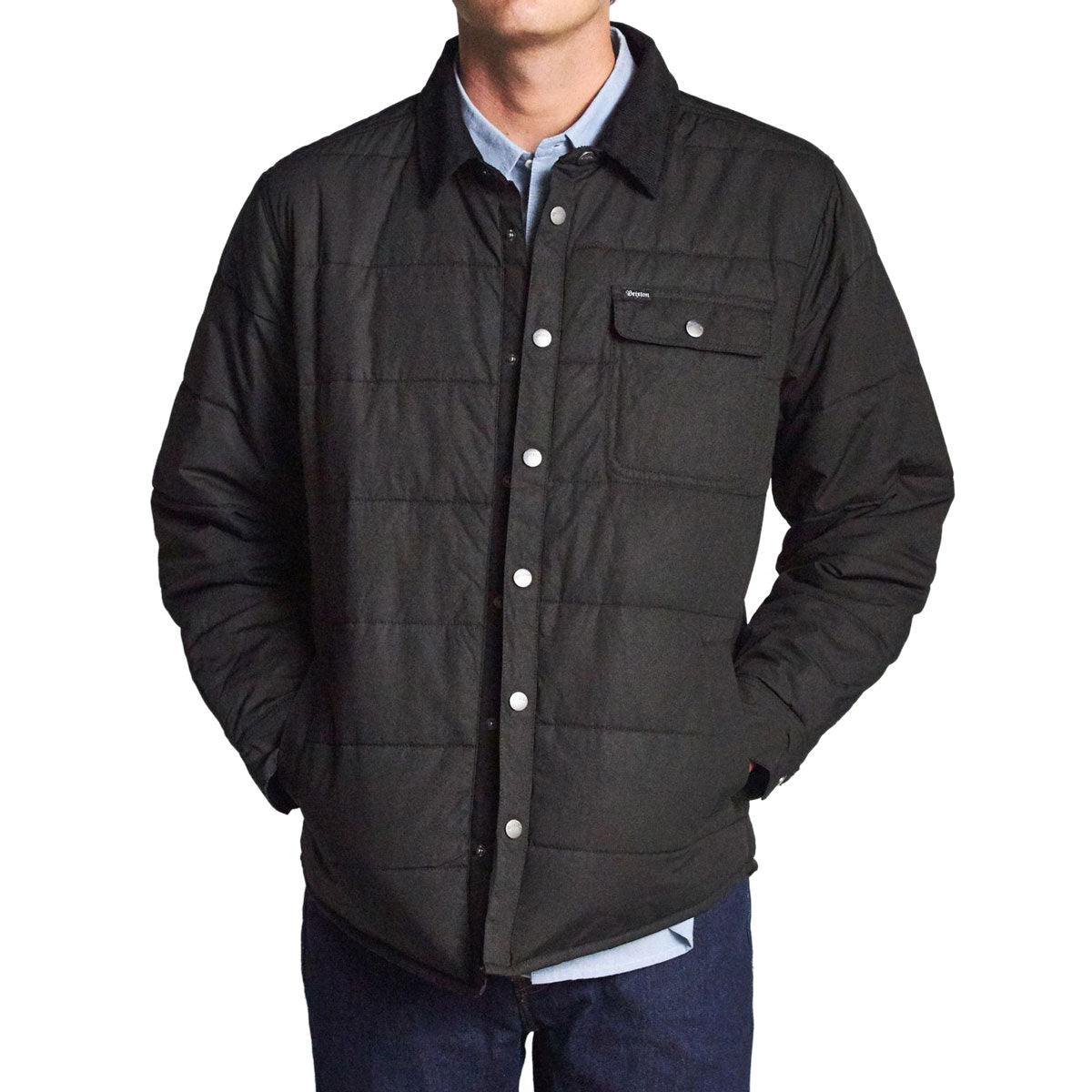 Brixton Cass Jacket - Black/Black – CCS Brixton Cass Jacket - Black/Black – CCS