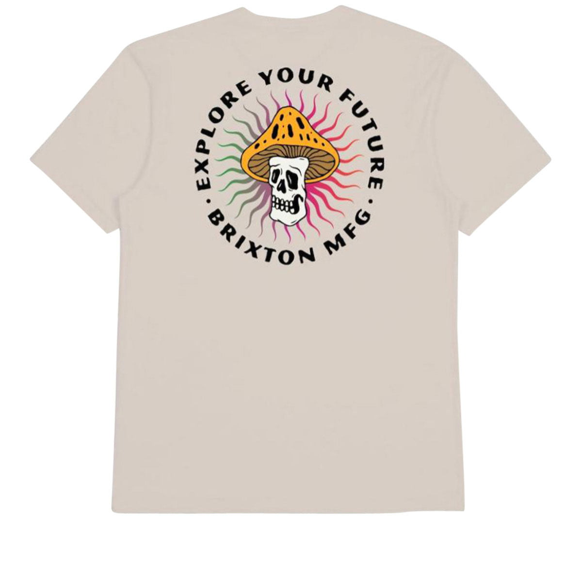Brixton Future Relaxed T-Shirt - Cream Garment Dye – CCS