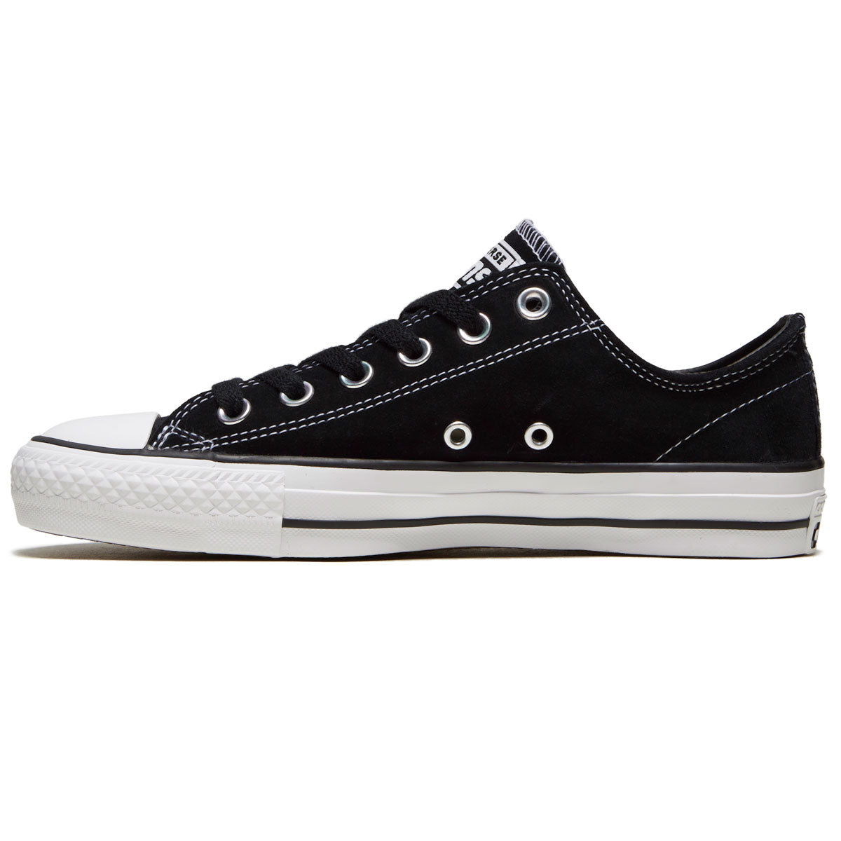 Converse Chuck Taylor All Star Pro Suede Ox Shoes - Black/Black/White, – CCS
