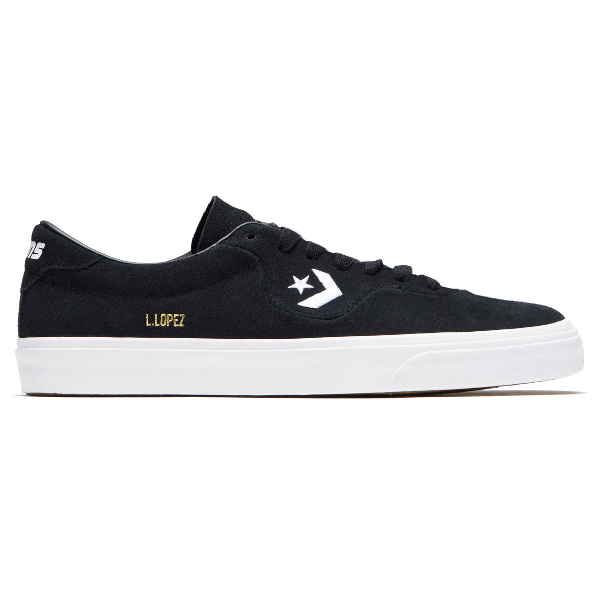 Converse Louie Lopez Pro Shoes - Black/Black/White image 1